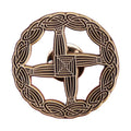 1pc Vintage Celtic Knot Cross Brooch - Antique Brass Norse Viking Jewelry for Men & Women