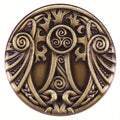 Vintage Celtic Raven Triskelion Brooch - Norse Viking Knotwork Collectible Pin