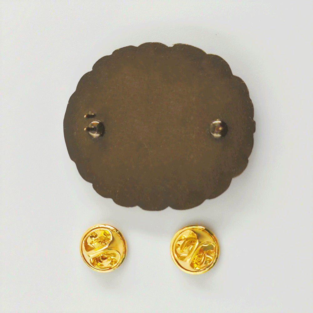 Antique Bronze German Wound Badge Brooch - Wounded Warrior Military Heritage Pin