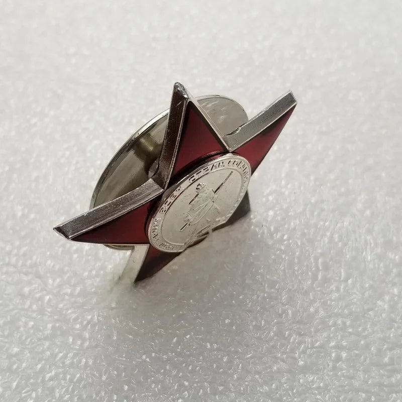 Red Star Soviet Order of the Red Star Brooch - USSR Heritage Military Pin Replica