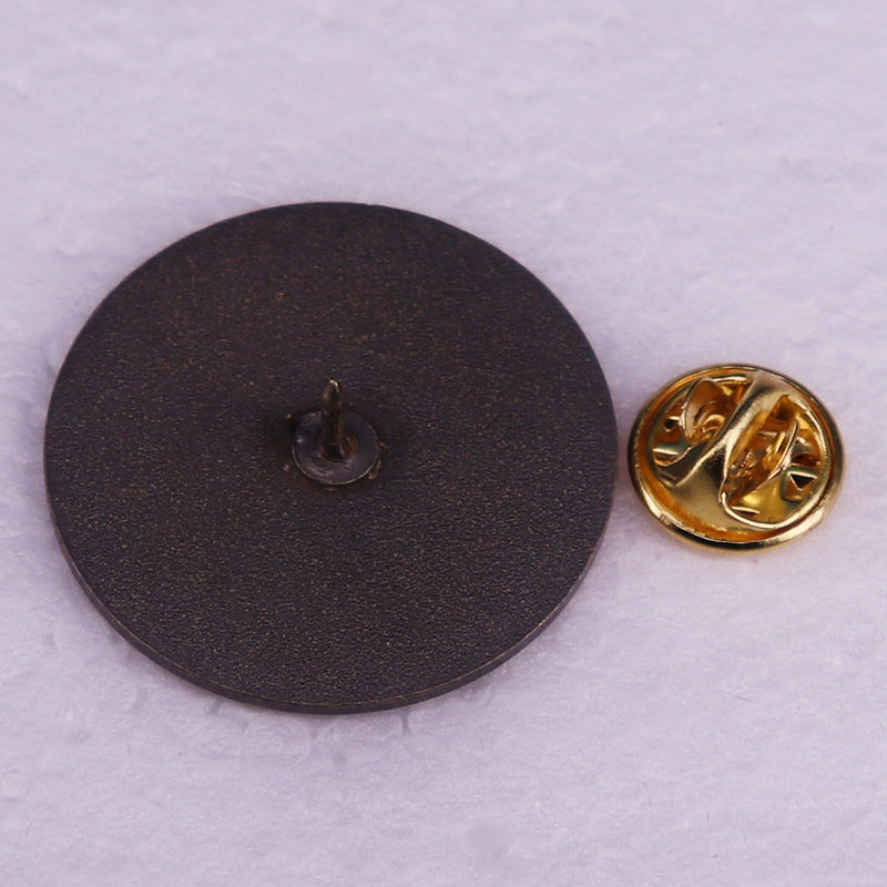 Vintage US Second Amendment Badge Brooch - Right to Bear Arms Collectible Pin