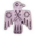 Vintage Navajo Thunderbird Brooch - Native American Tribal Symbol Collectible Pin