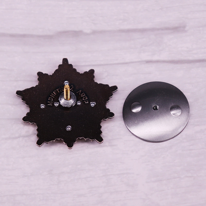 Vintage USSR Friendship of Nations Badge Brooch - Soviet CCCP Military Pin for Collectors